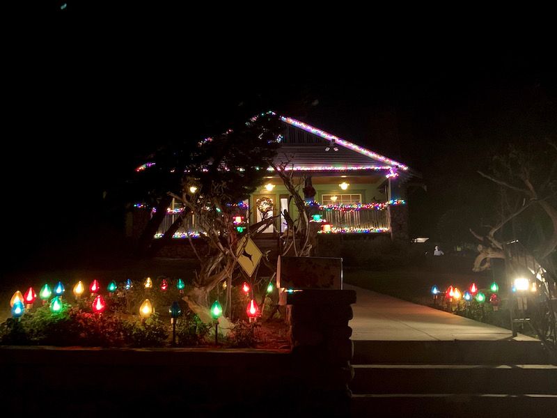 19 アメリカのクリスマスの楽しみは近所のおうちイルミネーション